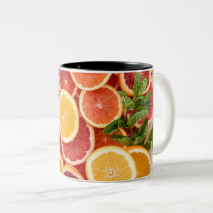 Caneca De Café Em Dois Tons Bastante Vegetal