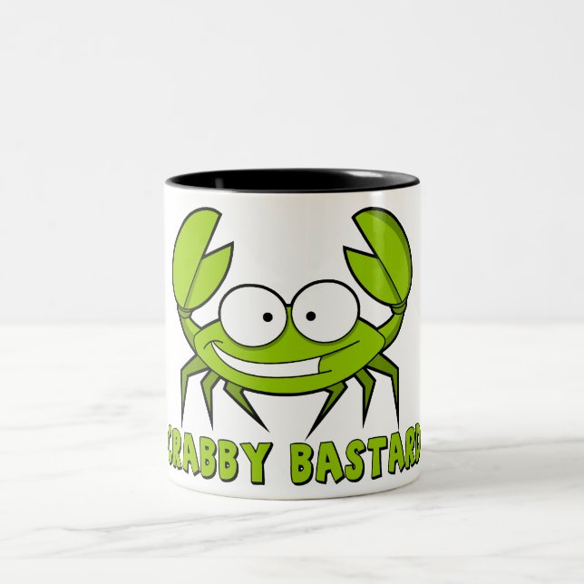 Caneca De Café Em Dois Tons Bastardo Crabby (Centro)