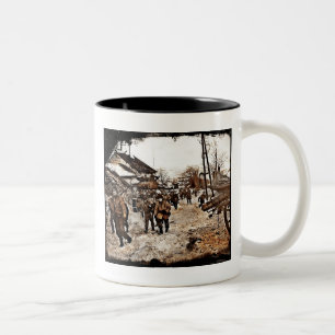 Caneca De Café Em Dois Tons Batalha da protuberância Recon