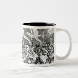 Caneca De Café Em Dois Tons Batalha de Minden, o 1º de agosto de 1759