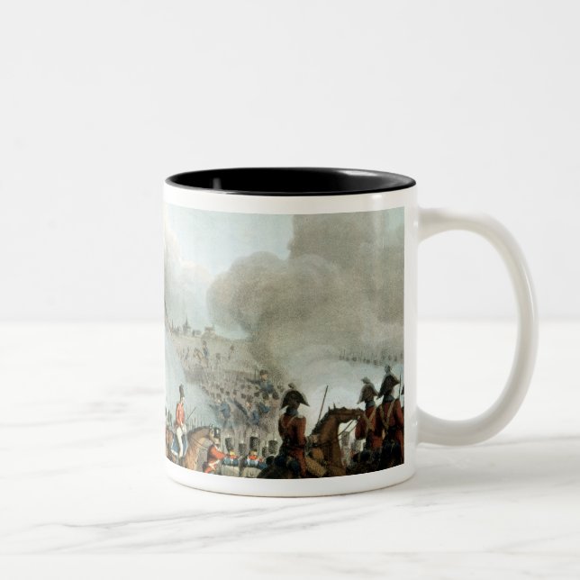 Caneca De Café Em Dois Tons Batalha de Salamanca, gravada por J. Clarke (Direita)