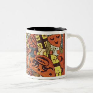 Caneca De Café Em Dois Tons Batalha entre cruzados e muçulmanos