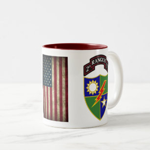 Caneca De Café Em Dois Tons Batalhão de segundos - 75º Regimento Ranger - Mug