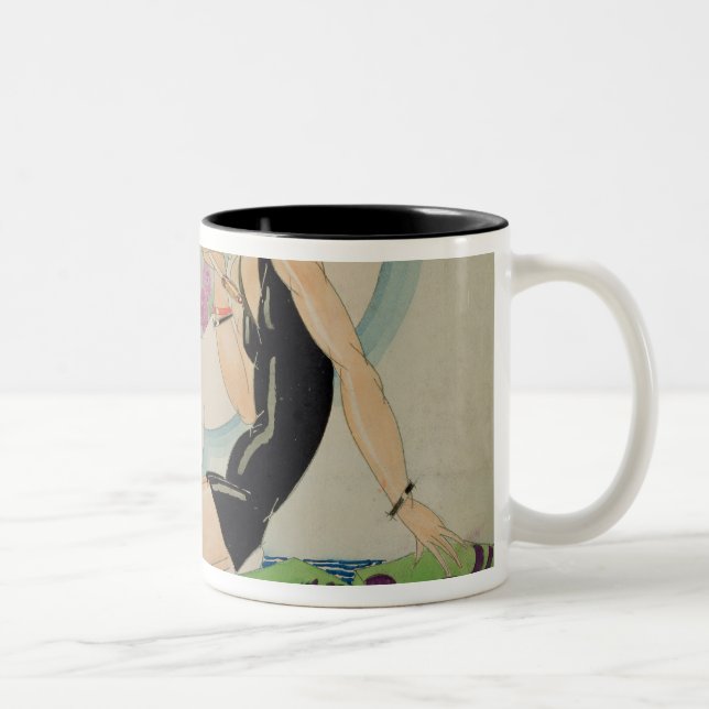 Caneca De Café Em Dois Tons Bather, c.1925 (Direita)