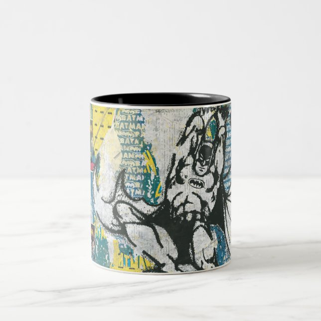 Caneca De Café Em Dois Tons Batman - Aumentar Colagem 2 (Centro)