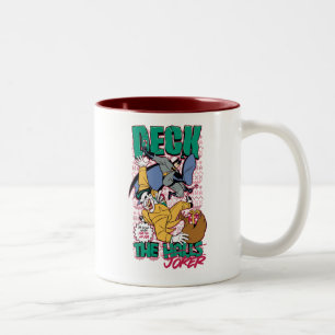Caneca De Café Em Dois Tons Batman   Deck O Joker