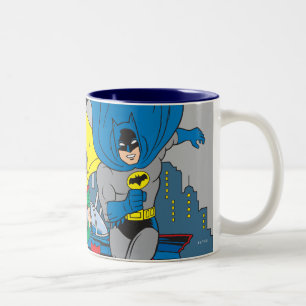 Caneca De Café Em Dois Tons Batman E Robin Running
