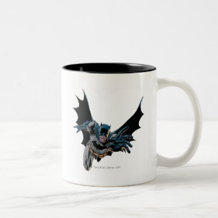 Caneca De Café Em Dois Tons Batman Pulando Para Frente, Grite
