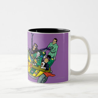 Caneca De Café Em Dois Tons Batman Villains Em Jokermobile