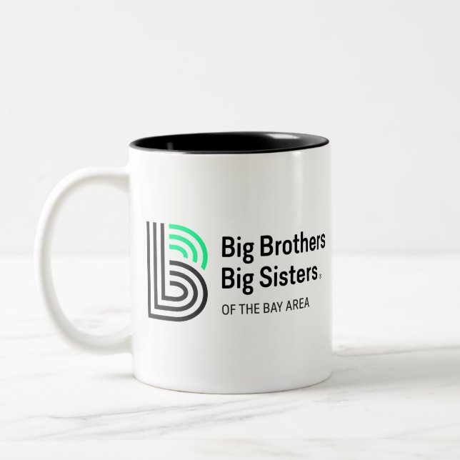 Caneca De Café Em Dois Tons BBBS da área da baía (Esquerda)