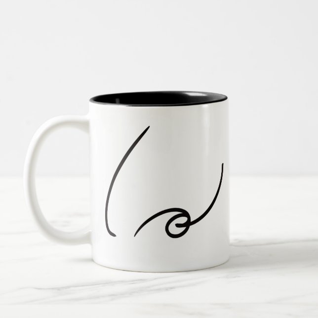 Caneca De Café Em Dois Tons Be Kind Shorthand (Esquerda)
