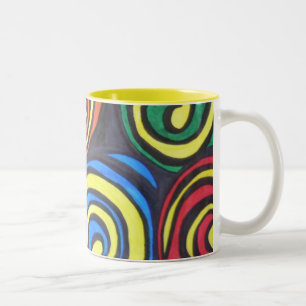 Caneca De Café Em Dois Tons Beach Boys Swirls