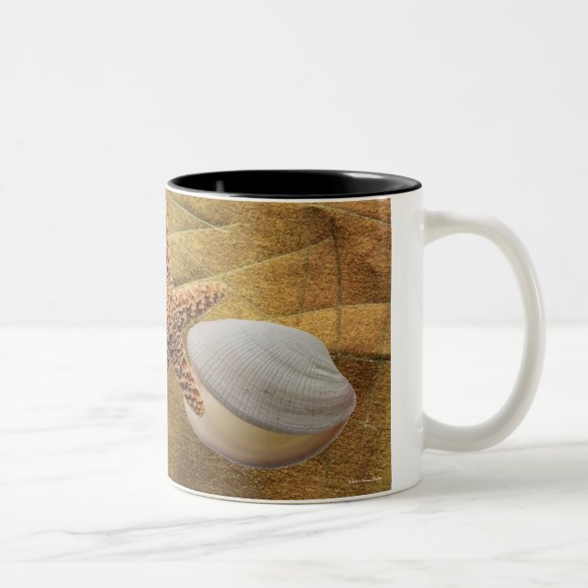 Caneca De Café Em Dois Tons Beach-Sea Shell- Mug (Direita)