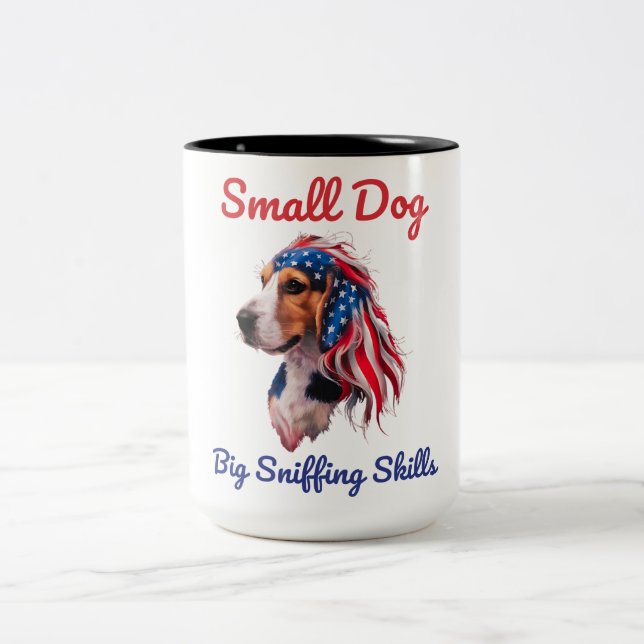 Caneca De Café Em Dois Tons Beagle (Centro)