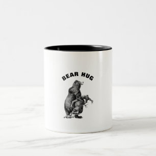 Caneca De Café Em Dois Tons Bear Hug