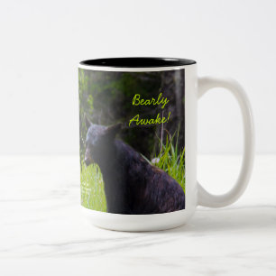 Caneca De Café Em Dois Tons Bearly acordado