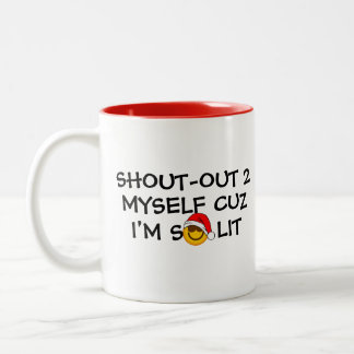 Caneca De Café Em Dois Tons Bebados Emoji Coffee Mug - Legal Lit Dois Tons