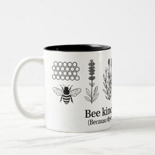 Caneca De Café Em Dois Tons Bebê Kind ou Buzz Off Mug Taça Engraçada De Café