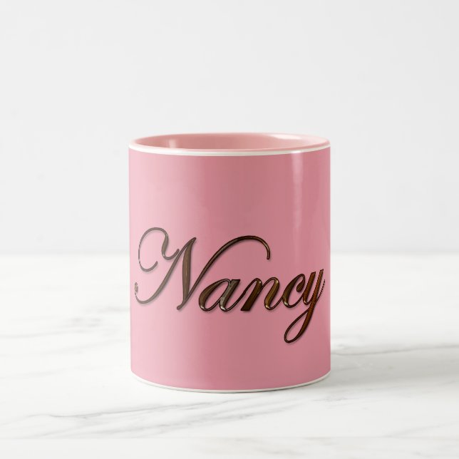 Caneca De Café Em Dois Tons Bebendo de presente com marca NANCY (Centro)
