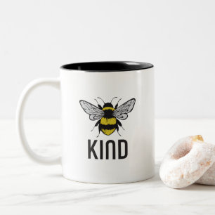 Caneca De Café Em Dois Tons Bee Kind