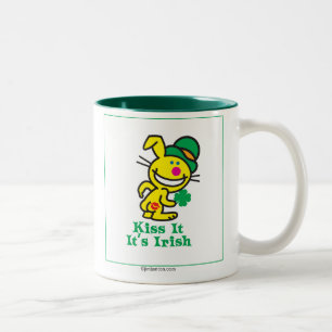Caneca De Café Em Dois Tons Beije-o