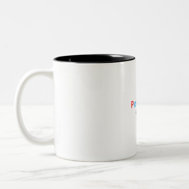 Caneca De Café Em Dois Tons Bela citação Design Mug (Esquerda)