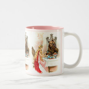Caneca De Café Em Dois Tons Beleza no rosa e no animal