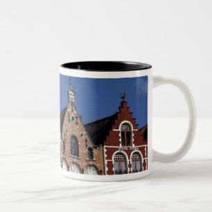 Caneca De Café Em Dois Tons Bélgica, Brugge (Brug ou Bruge). UNESCO 2