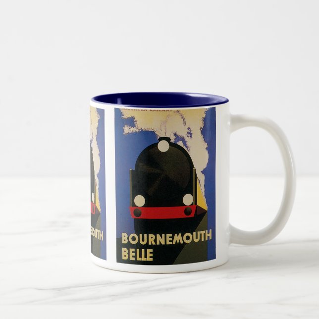Caneca De Café Em Dois Tons Belle de Bornemouth (Direita)