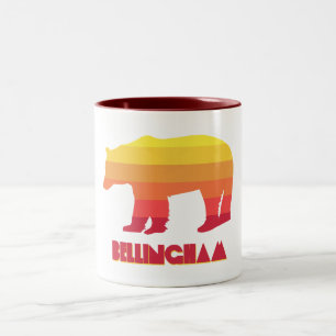Caneca De Café Em Dois Tons Bellingham Washington Rainbow Bear