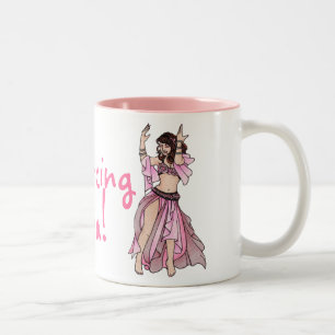Caneca De Café Em Dois Tons Belly Dançando Mama!