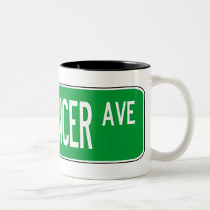 Caneca De Café Em Dois Tons Bellydancer de Roadsign