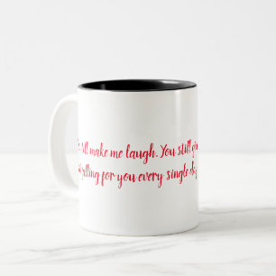 Caneca De Café Em Dois Tons Belo sal para Dia de os namorados
