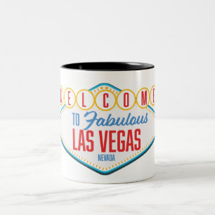Caneca De Café Em Dois Tons Bem-vindo a Fabuloso las vegas