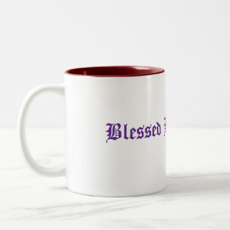Caneca De Café Em Dois Tons Bênção seja Fruta gravidez grávida chá de bebê