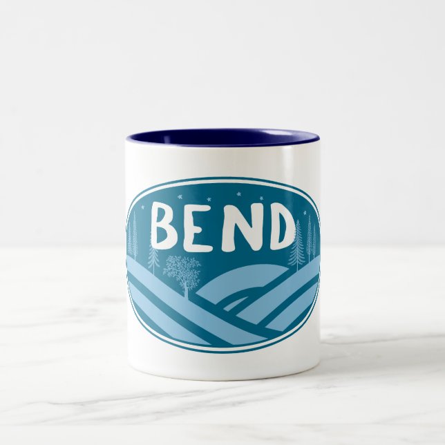 Caneca De Café Em Dois Tons Bend Oregon Outdoor (Centro)