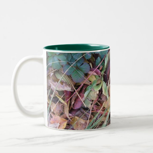 Caneca De Café Em Dois Tons Bens frondosos (Esquerda)