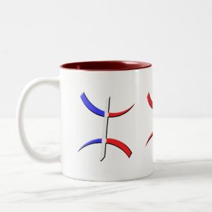 Caneca De Café Em Dois Tons berbe do aza