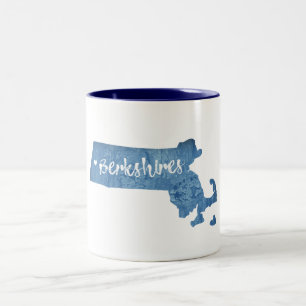 Caneca De Café Em Dois Tons Berkshires, Massachusetts