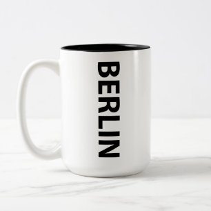 Caneca De Café Em Dois Tons Berlim Alemanha