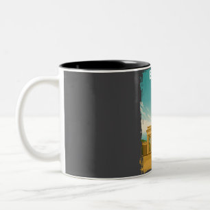 Caneca De Café Em Dois Tons Berlim Alemanha Brandemburgo Viagens vintage Pos