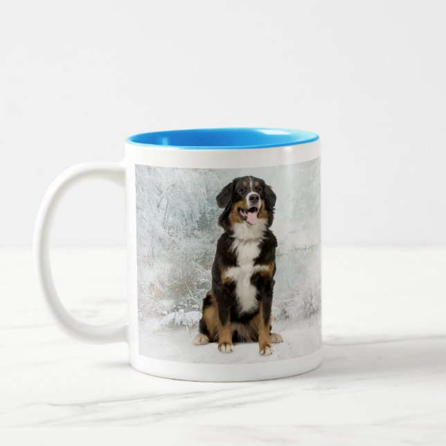 Caneca De Café Em Dois Tons Bernese Mt. Dog Mug (Esquerda)