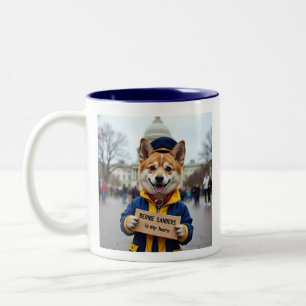 Caneca De Café Em Dois Tons Bernie Sanders É Meu Herói