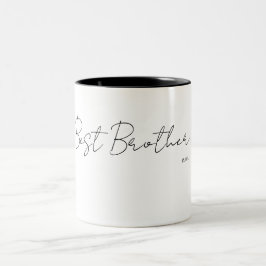 Caneca De Café Em Dois Tons Best Brother – Friendship Mug