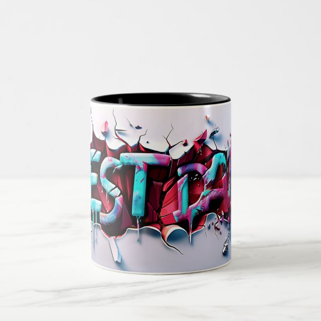 Caneca De Café Em Dois Tons Best dad (Centro)