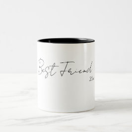Caneca De Café Em Dois Tons Best Friend – Friendship Mug