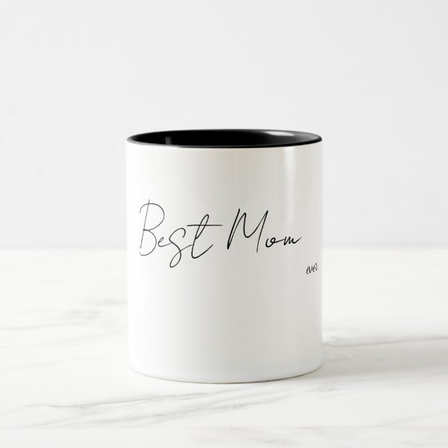 Caneca De Café Em Dois Tons Best Mom – Friendship Mug (Centro)