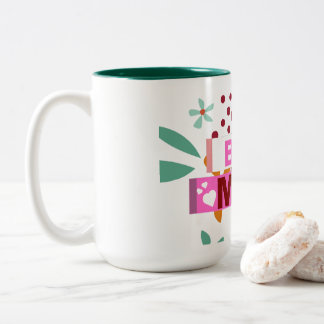 Caneca De Café Em Dois Tons  Best Mom Happy Mother's Day