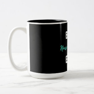 Caneca De Café Em Dois Tons Best Nurse Practitioner