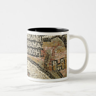 Caneca De Café Em Dois Tons Bethlehem, detalhe de um mapa de Jericho